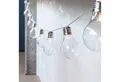 Lights4fun LED-Lichterkette 10er LED Retro Lichterkette Glühbirnen Batterie