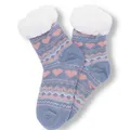 Antonio Kuschelige Hüttensocken im Norweger Design Gr. 35-42 Blue