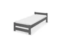 Coemo Bett Classico Holzbett Bettgestell Lattenrost Massivholz Kiefer 90x200cm anthrazit