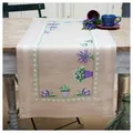 Vervaco Kreativset Vervaco Bedruckter Tischläufer "Lavendel", (embroidery kit by Marussia)