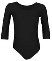 Aquarti Turnanzug Aquarti Mädchen Body 3/4 Arm Ballett Trikot