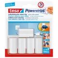 tesa Kabelclips Powerstrips Kabel-Clip weiß 3,6 cm x 2,1 cm, 5 St.