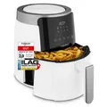 MEDION P40 L Heißluftfritteuse (4,7 Liter, Airfryer, 1500 Watt, einfache Bedienung, ölfreies Frittieren, 60 Min Timer, bis zu 200° C, Antihaft-B... - Weiß