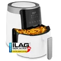 MEDION P40 Heißluftfritteuse L 1500 Watt 4,7Liter ölfreies Frittieren 200°C weiß