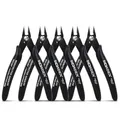 Bündigschneiderzange, 5er-Pack, Zoll kleine Drahtschneider, BOOSDEN 170 Cutters Cutter Mikroschneider, für Bastelarbeiten, Modelle, Kabelbinder-Schere, Nipper, elektronische Seite (BSD-T045)