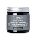 Niyok 2-in-1 anti-transpirante Deocreme "Oriental Wood" (40ml) • Natürliches Deo ohne Aluminium • 24h Schutz vor Geruch & Schweiß • Deodorant Creme Unisex • Feste Deo Creme vegan