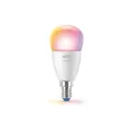WiZ E14 LED Lampe, 40W, Smart mit 16 Mio. Farben & dimmbarem Licht, WLAN