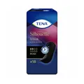 6x TENA Silhouette Noir Mini Slipeinlage, schwarz | Packung (18 Stück)