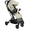 tectake Buggy-Kinderwagen, Grau, Beige, Textil, 51x105x95 cm, Baby on Tour, Kinderwagen, Buggys