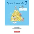 Sprachfreunde 2. Schuljahr. Arbeitsheft Schulausgangsschrift - Östliche Bundesländer und Berlin