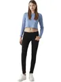 LTB Jeans Damen Molly Jeans, Black To Black Wash, 27W / 30L