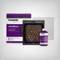 Plagron Seedbox Anzuchtset - schnelle Keimung Seedbooster 250ml 12 Quelltöpfe