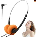 Retro-Kopfhörer Over-Ear im 80er Design ? Leichtgewicht Stereo-Kopfhörer mit K