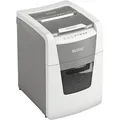 LEITZ IQ Autofeed Small Office 100 Aktenvernichter mit Partikelschnitt P-4, 4 x 28 mm, bis 100 Blatt, weiß