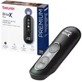 Beurer BiteX Max Deep Black Insektenstichheiler mit größerer Heizfläche, Mückenstich Hitzestift zur Behandlung von Insektenstichen- und bissen, elektronischer Stichheiler, mit Licht und Akku