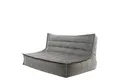 icon Sitzsack Sofa XXL aus Samt „Kota", 100x140x72cm, Made in Germany, für Erwachsene, XXL Sitzsack