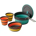 Frontier UL Collapsible Pot Cook Set - Pot + 2 Bowls + 2 Cups blue-yellow-orange