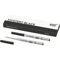 MONTBLANC Mystery Black Kugelschreibermine M schwarz, 2 St.