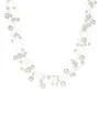 Valero Pearls Damen-Kette Hochwertige Süßwasser-Zuchtperlen ca. 4-8 mm Oval weiß 925 Sterling Silber - Perlenkette Halskette mit echten Perlen