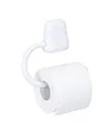 WENKO Toilettenpapierhalter Pure, Kunststoff (ABS), 17.5 x 15.5 x 3 cm, Weiß