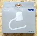 Wenko Toilettenpapierhalter Pure Kunststoff Weiß ohne Deckel