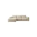 Selsey Ecksofa mit Schlaffunktion Carnos , beige , Maße (cm): B: 264 H: 82