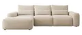 Selsey Sofa Ecksofa Eckcouch Schlafsofa Couch Mit Stauraum Schlaffunktion Pflegeleicht Mit Kissen Lendenkissen L Form Freistehend Links Chenille Beige Carnos