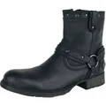 Rock Rebel by EMP Herren schwarze Boots mit Nieten EU45 - Schwarz - 45