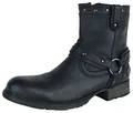 Rock Rebel by EMP Herren schwarze Boots mit Nieten EU45