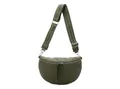 ITALYSHOP24 Schultertasche Damen Brusttasche Umhängetasche CrossBody Lederoptik Bag + Muster Gurt, Messenger Hüfttasche Bodybag Gürteltasche Bauchtasche / leicht Gewicht