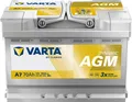 VARTA Dynamic AGM ­A7 Starterbatterie 12V 70Ah 760A/EN B13 für Auto LKW Batterie