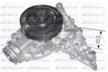 DOLZ (M233) Wasserpumpe, Kühlmittelpumpe für MERCEDES