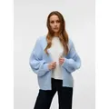 Vero Moda Strickjacke VMMAYBE LS OPEN CARDIGAN GA REP blau M (38)