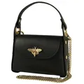 Toscanto Damen Umhängetasche Leder Tasche schwarz OTT817US
