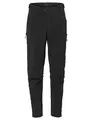 VAUDE Qimsa Softshell Pants II Fahrradhose Herren, Winddichte Softshellhose Herren für Ganzjahres-Biker, Fahrradhose Winter Herren atmungsaktiv & wasserabweisend – in Schwarz, Größe: XS