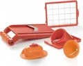 Genius Nicer Dicer Chef S | Premium | Set 5-tlg. | Orange-Rot