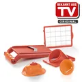 GENIUS Nicer Dicer Chef S Premium Zusatz-Set 5-teilig orange