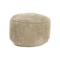 Lumaland Sitzsack Sitzhocker Cord Ablage kompakt 25x45 cm, pflegeleicht, Indoor Relaxen