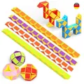 Magic Snake 24 Segmente Farbenfroh Kindergeburtstag Mitgebsel
