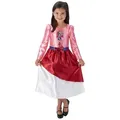 Rubie ́s Prinzessin-Kostüm Disney Prinzessin Mulan - Faschingskostüm Kinder, Klassische Märchenprinzessin aus dem Disney Universum rosa 116
