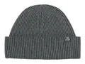 Marc O'Polo Mütze Knitted Hat Tuck Structure Graphite Grey Melange dunkelgrau