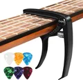 Kapodaster für Gitarre Capo Gitarren 6 Plektren Capodaste Ukulele Westerngitarre