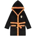 Harry Potter Bademantel Harry Potter Fleece Bademantel für Kinder schwarz 140
