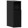 Vicco Nachttisch, Schwarz, Holzwerkstoff, 1 Fächer, Rechteckig, 20x59.5x35 cm, Schlafzimmer, Nachttische