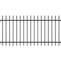 Metallzaun Zaunfeld Chaussee Schwarz 120 cm x 200 cm