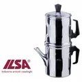 Ilsa - Kaffeemaschine Napoletana Diamante Aluminium CL 45, 6 Tassen