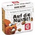 Game Factory Auf die Nüsse Würfelspiel Mini-Spiel in Metalldose Reisespiel