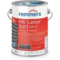 Hk-lasur 3in1 Grey Protect [plus] Anthrazitgrau, Matt, 2,5 Liter, Holzlasur, Premium Holzlasur Außen, Natürliche Grautöne, 3in1 Holzschutz - Remmers