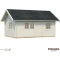 Palmako Sandra Holz-Gartenhaus Natur Satteldach Unbehandelt 605 cm x 390 cm
