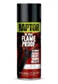 RAPTOR Flameproof | Feuerfest | hitzebeständig bis 1000°C | Thermo-Lack-Spray | Schutz für Auspuff, Motor & Auspuffkrümmer vor Rost | schnell trockenend (satin clear/seidenmatt Klarlack - 361ml)